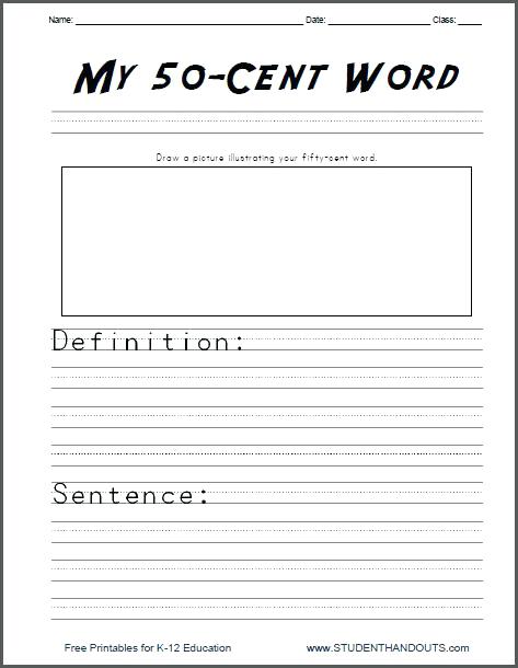 3rd Grade Vocabulary Worksheets â Streamclean Info